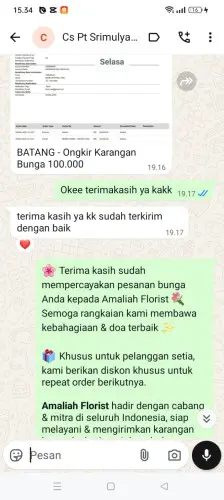 Testimonial Papan Bunga sedayu city